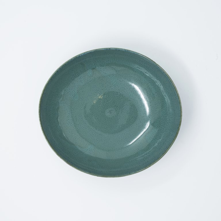 Peacock oval bowl large 20cm x 18cm x 6cm