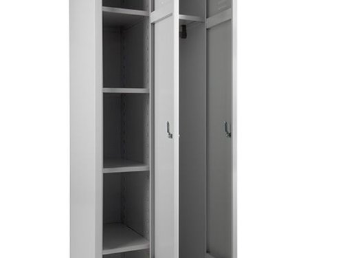 ALRECU 2-Deurs Lockerkast Met 5 Legplanken