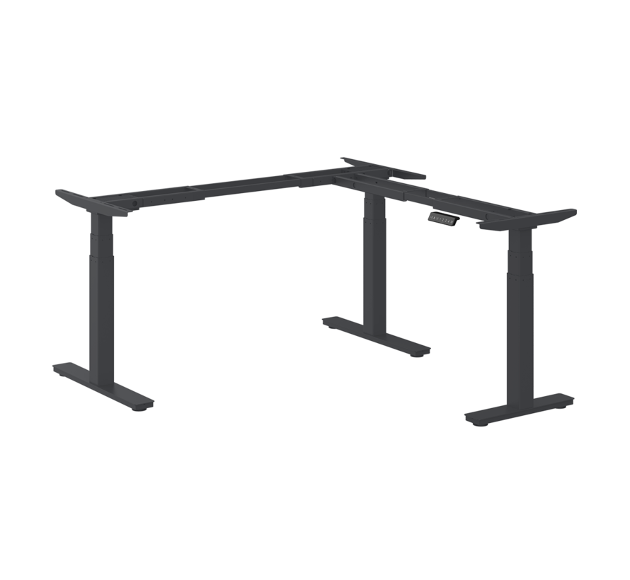 Ergo-Hoek Elektrisch Verstelbaar Hoekbureau Los Frame