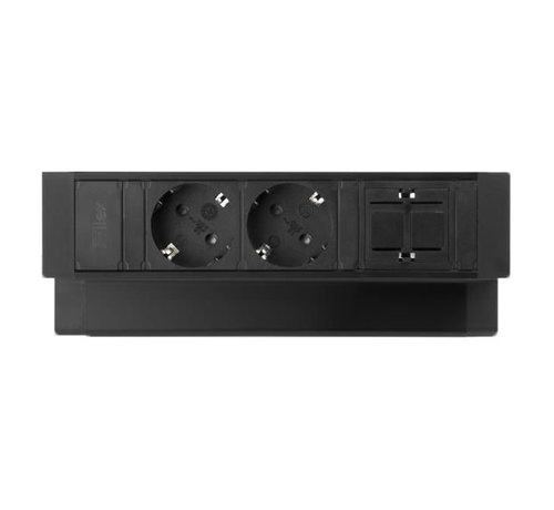 Filex Workspace Solutions Filex Power Desk Up 2.0 Voorzien Van 2x230v En 2 Lege Moduleplaatsen