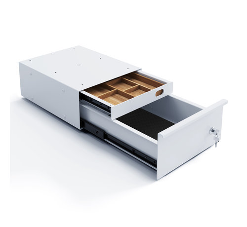 Actiforce Duo Bureaulade Met Twee Laden En Bamboe Organizer