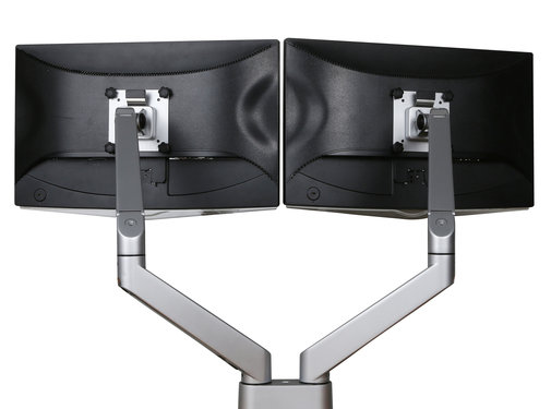 SZ Ergo-Flex-Duo Monitor Arm 2 Schermen Met Gasveer