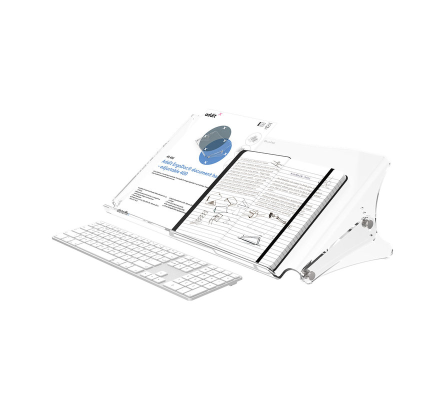Dataflex Brede Documenthouder - Staanofzitten.nl