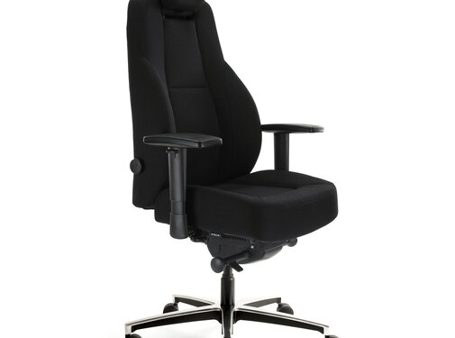 Be-One 24 uurs stoel Stof Mirage Zwart