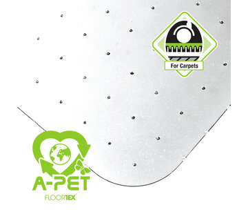 Floortex Grote Vloerbeschermer Voor Tapijt 150x116cm (APET)