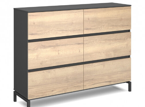 Executive-Oak Dressoir 155cm Hoog