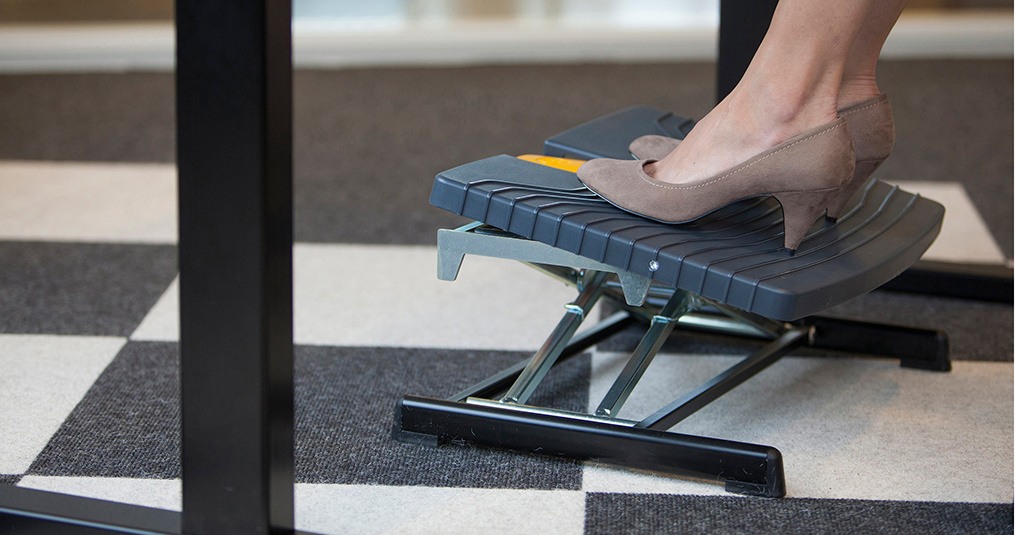 EHIOG Voetenbank, Ergonomische Voetenbank, Kern van Memory Foam, Kan