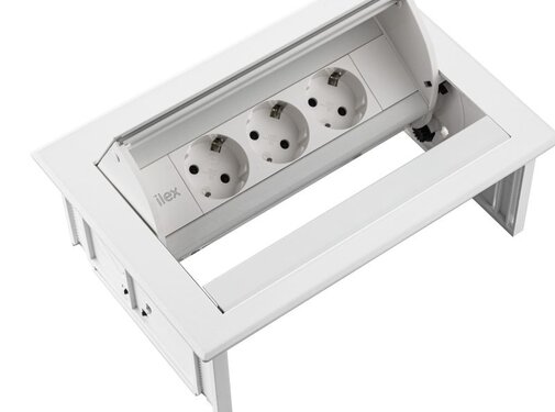 Filex Workspace Solutions Inbouw Stopcontact Bureau 3x Stroom