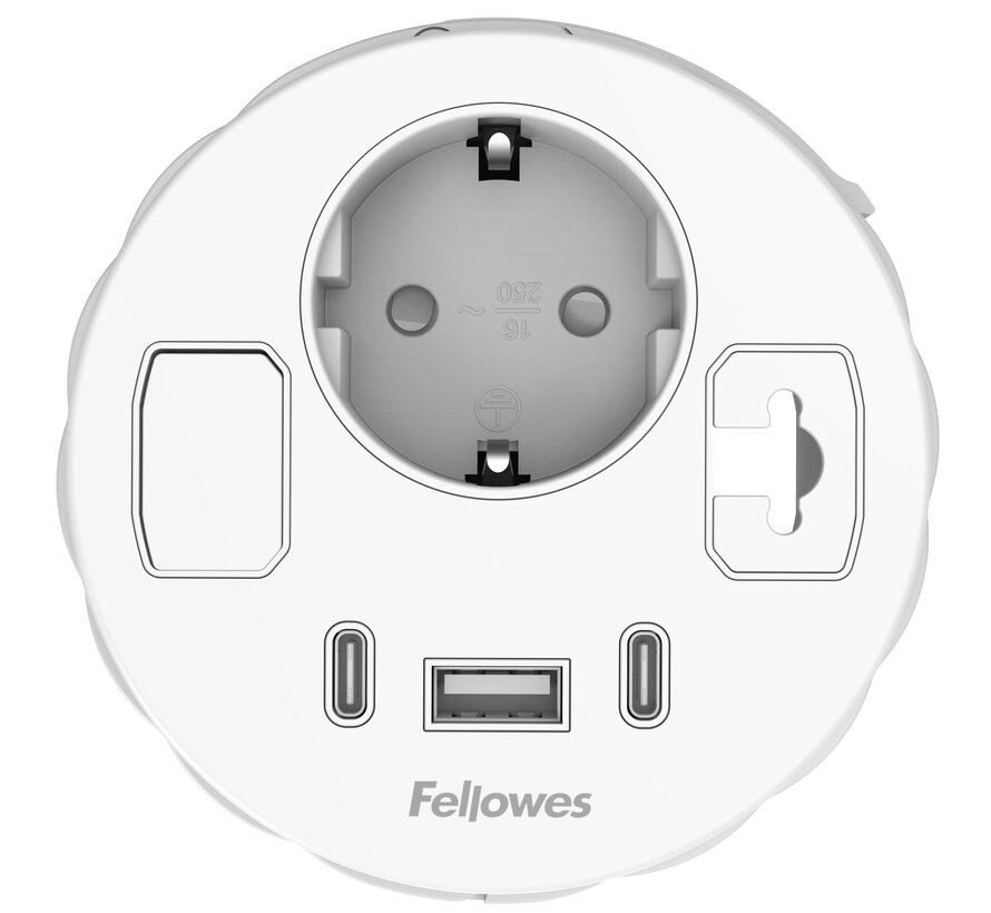 De Powerspot XL 80mm Inbouwmodule Voor Het Opladen Van Je Apparaten
