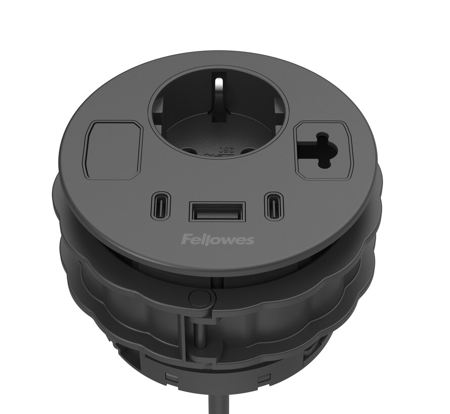 De Powerspot XL 80mm Inbouwmodule Voor Het Opladen Van Je Apparaten