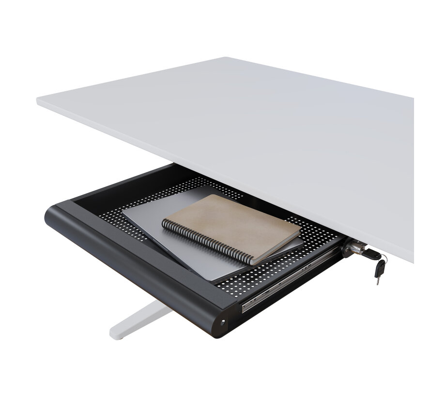 Afsluitbare Laptoplade Voor Onder Je Bureau