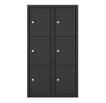 Ceha DarkLine 6-Deurs Lockerkast 60cm Breed