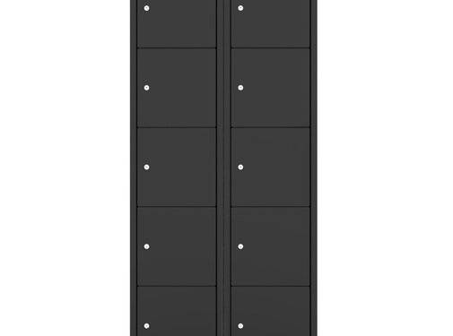 Ceha DarkLine 10-Deurs Lockerkast 80cm Breed