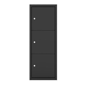 Ceha DarkLine 3-Deurs Lockerkast 40cm Breed