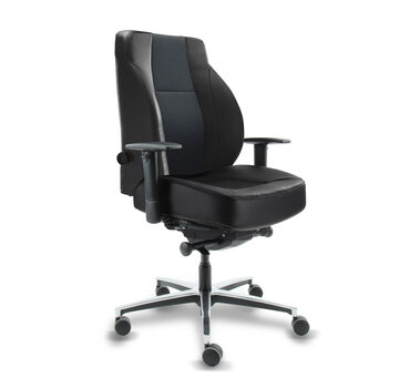 Be-One Middelhoog 24 Uurs Stoel In Stof/kunstleder