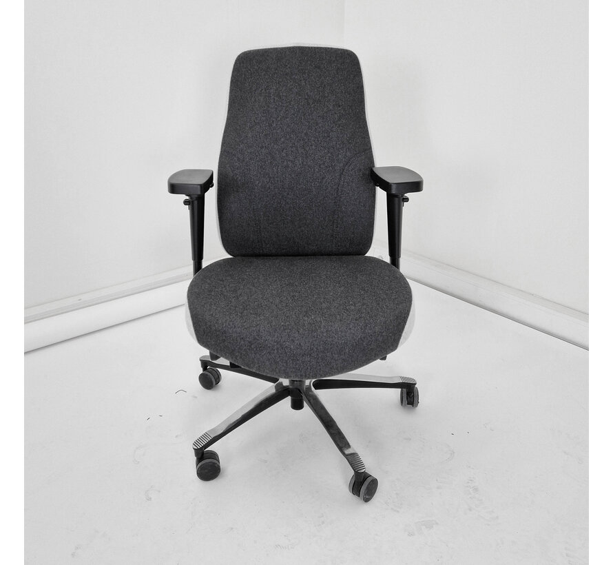 Tweedekans - Therapod X2 High End Bureaustoel Met XL Traagschuim Zitting En Wolvilt Bekleding
