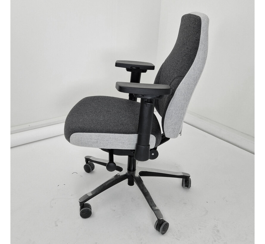 Tweedekans - Therapod X2 High End Bureaustoel Met XL Traagschuim Zitting En Wolvilt Bekleding