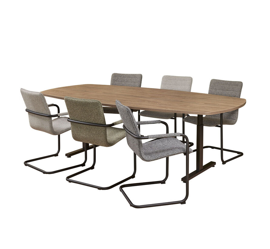 Lambda Deens Ovale Vergadertafel