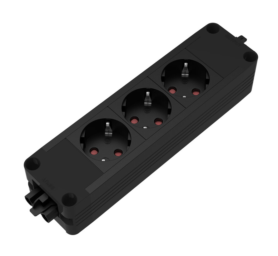 Filex Koppelbare Bureau Stekkerdoos Met 230v Aansluiting