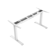 Flex-Bench Flex Single Ivoorwit Zit-Sta Bureauframe