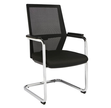 Sitizen Vergaderstoel Sledge Met Chroom Frame