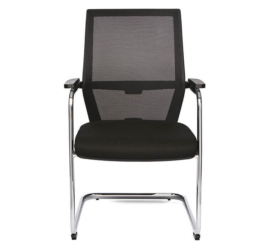 Vergaderstoel Sledge Met Chroom Frame