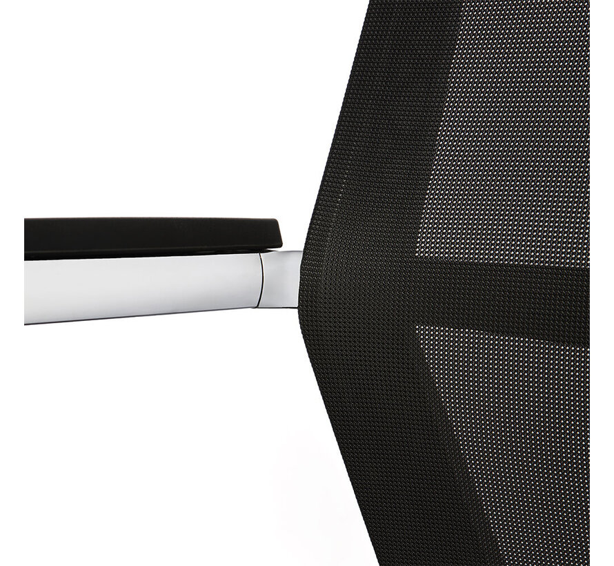 Vergaderstoel Sledge Met Chroom Frame