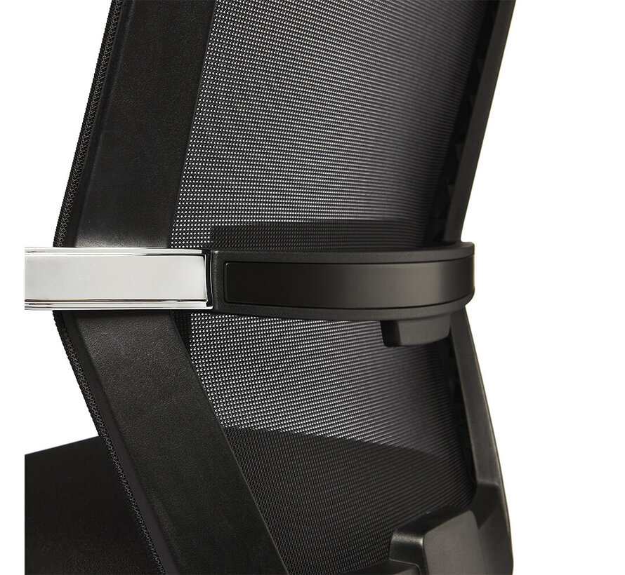 Vergaderstoel Sledge Met Chroom Frame