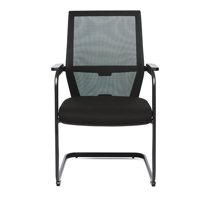 Vergaderstoel Sledge Met Zwart Frame