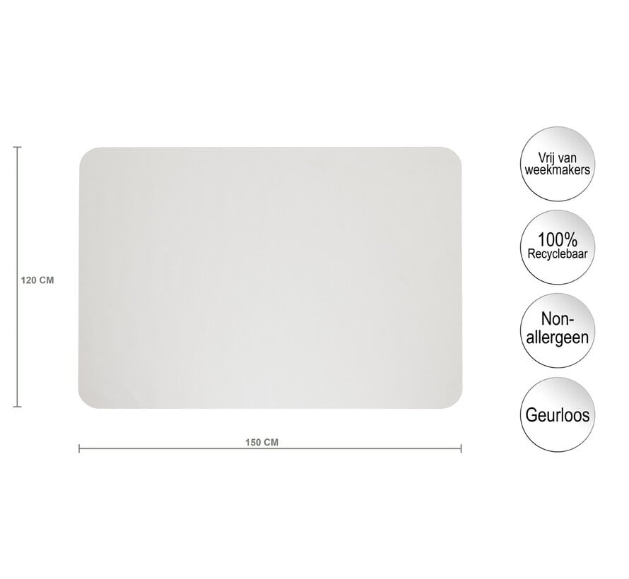Bureaustoel onderlegger 150x120cm