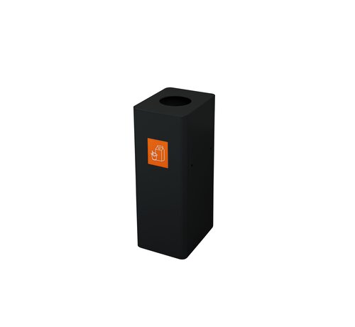 Ergofy Zwarte Modulaire Afvalbak 70cm Hoog