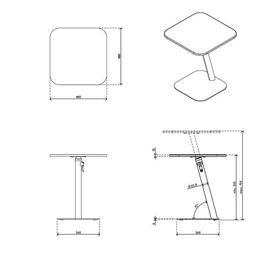 Bento laptoptafel