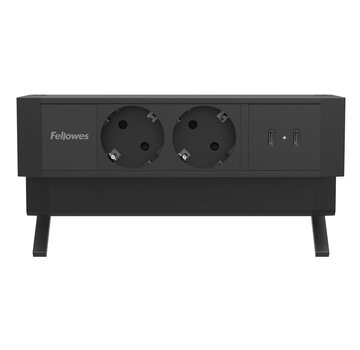 Fellowes Bureaustopcontact 2x stroom + 2x USB-C lader (30W)