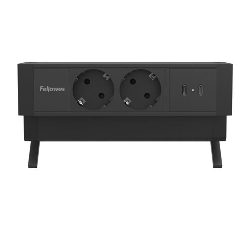 Fellowes Filex Power Desk Up 2.0 Voorzien Van 2x230v Aansluiting & 2x USB-C Charger