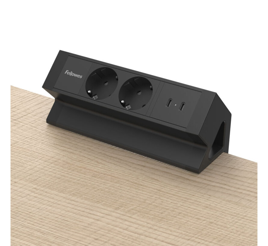 Filex Power Desk Up 2.0 Voorzien Van 2x230v Aansluiting & 2x USB-C Charger