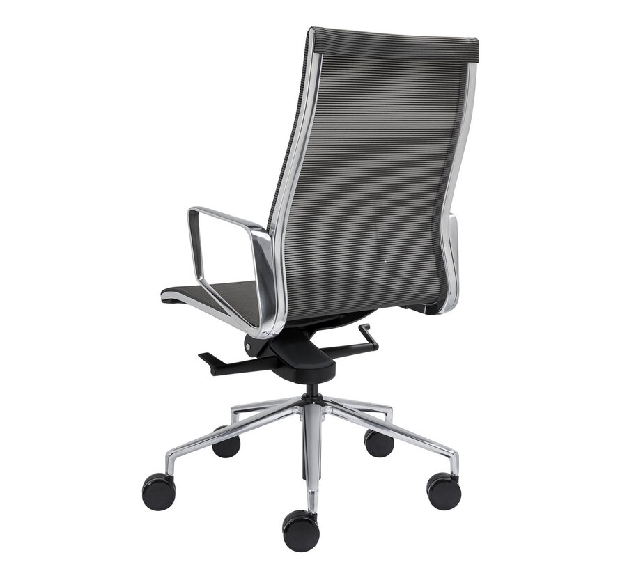 Vergaderstoel Onyx Met Een Mesh Rugleuning