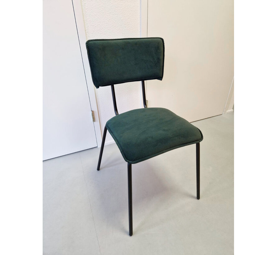Trend kantinestoel velvet forest