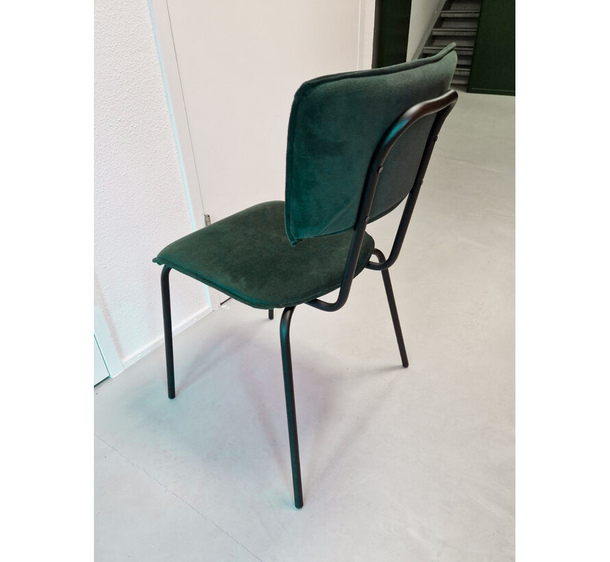 Trend kantinestoel velvet forest
