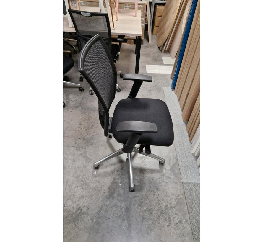 Bureaustoel Zwart Mesh | Ergonomisch verstelbaar | 2 stuks