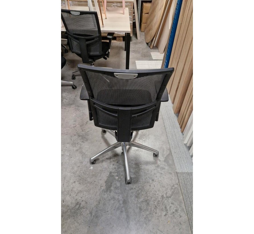 Bureaustoel Zwart Mesh | Ergonomisch verstelbaar | 6 stuks