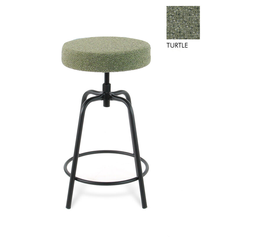 Disk Gestoffeerde Lage Barkruk