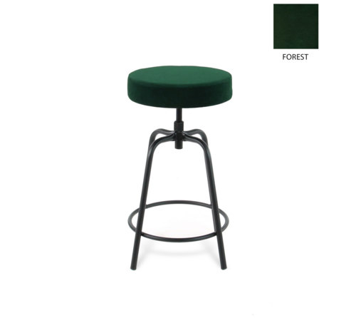 SZ Disk Gestoffeerde Lage Barkruk