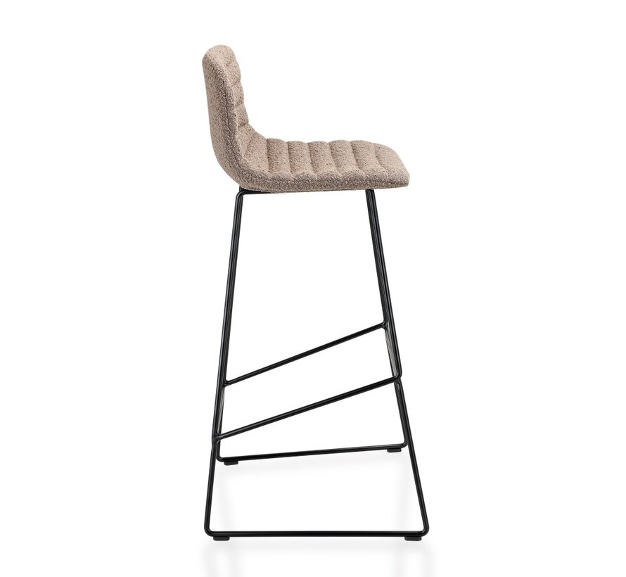 Dune Barkruk Met Bouclé Zitting