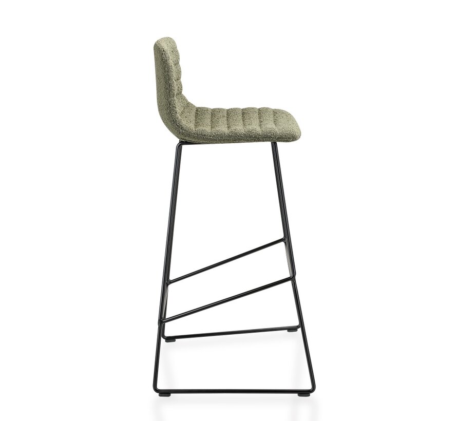 Dune Barkruk Met Bouclé Zitting