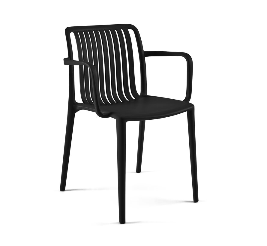 Kantinestoel Stripe Voor Binnen En Buitengebruik