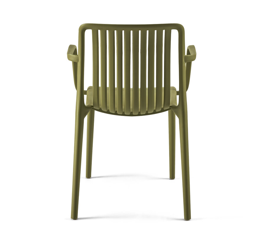 Kantinestoel Stripe Voor Binnen En Buitengebruik