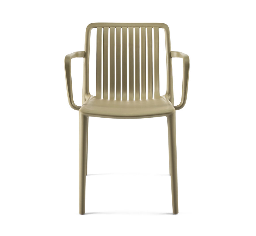 Kantinestoel Stripe Voor Binnen En Buitengebruik