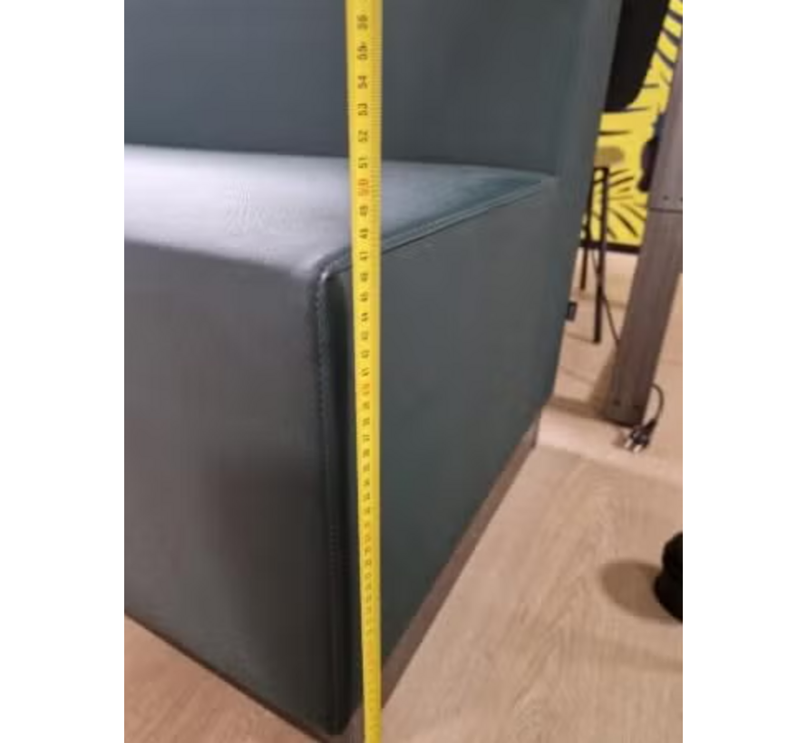 Outlet: Treinbank donkergroen 240 cm