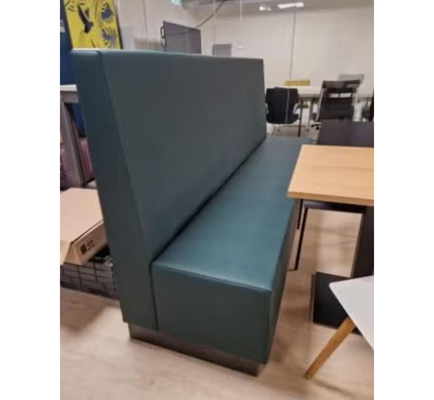 Outlet: Treinbank donkergroen 240 cm