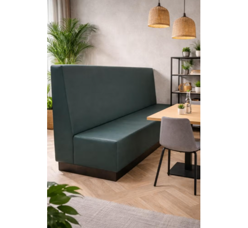 Bravour Outlet: Treinbank donkergroen 240 cm